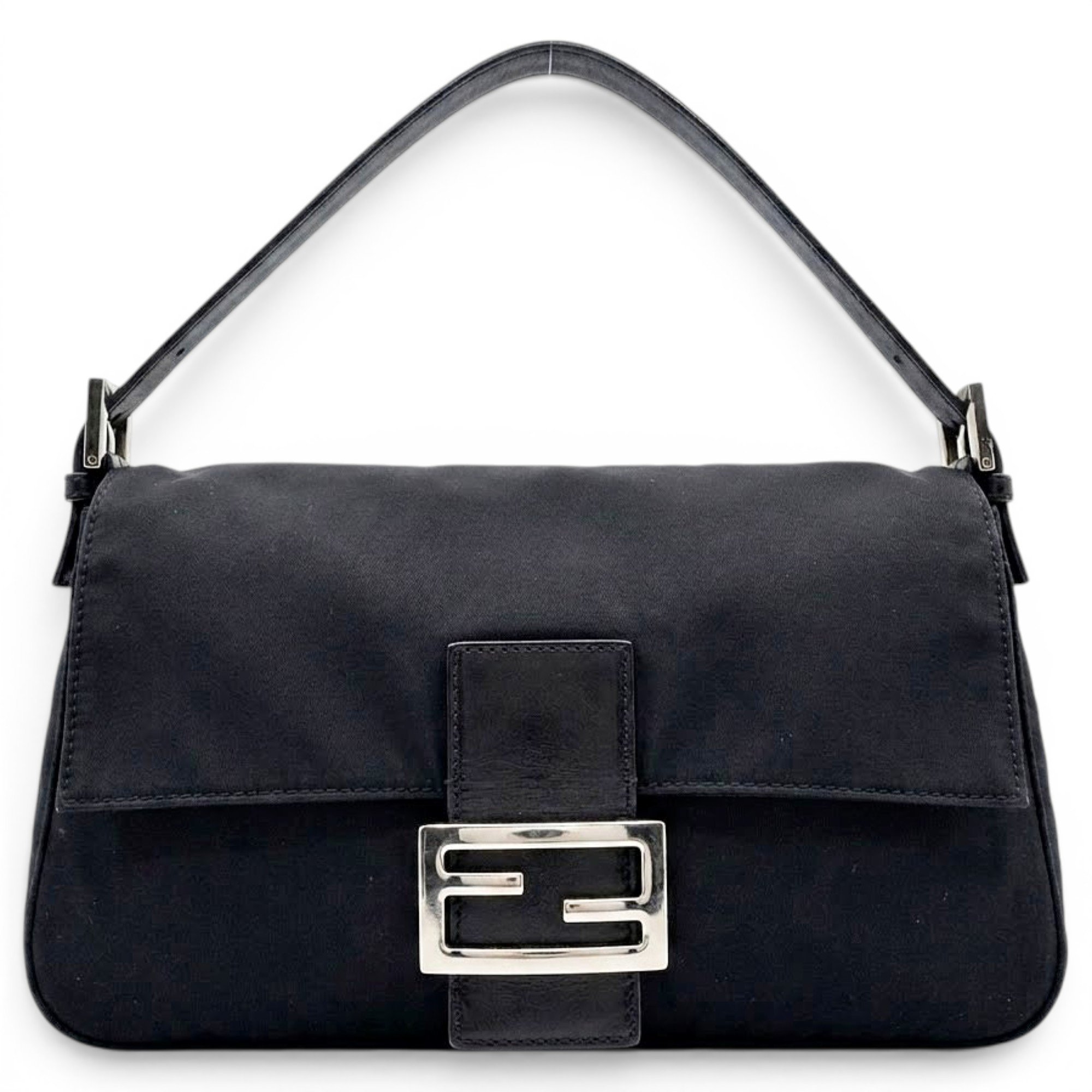 Fendi Mamma Baguette cloth handbag