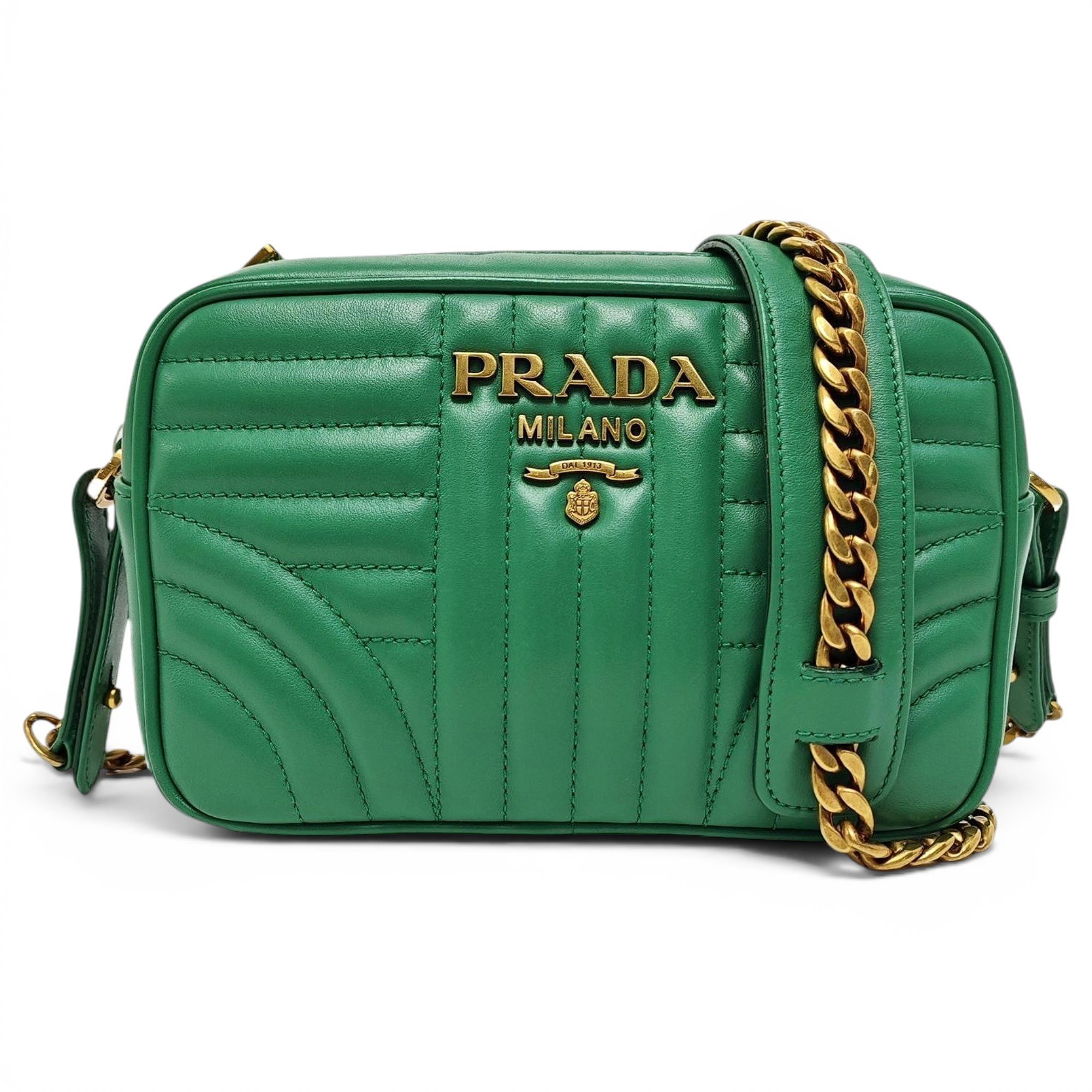 Diagramme leather crossbody bag