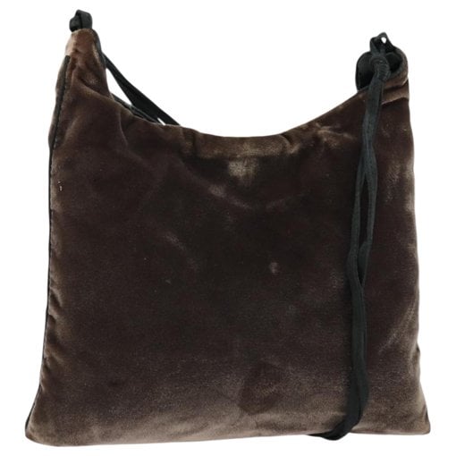 Velvet handbag