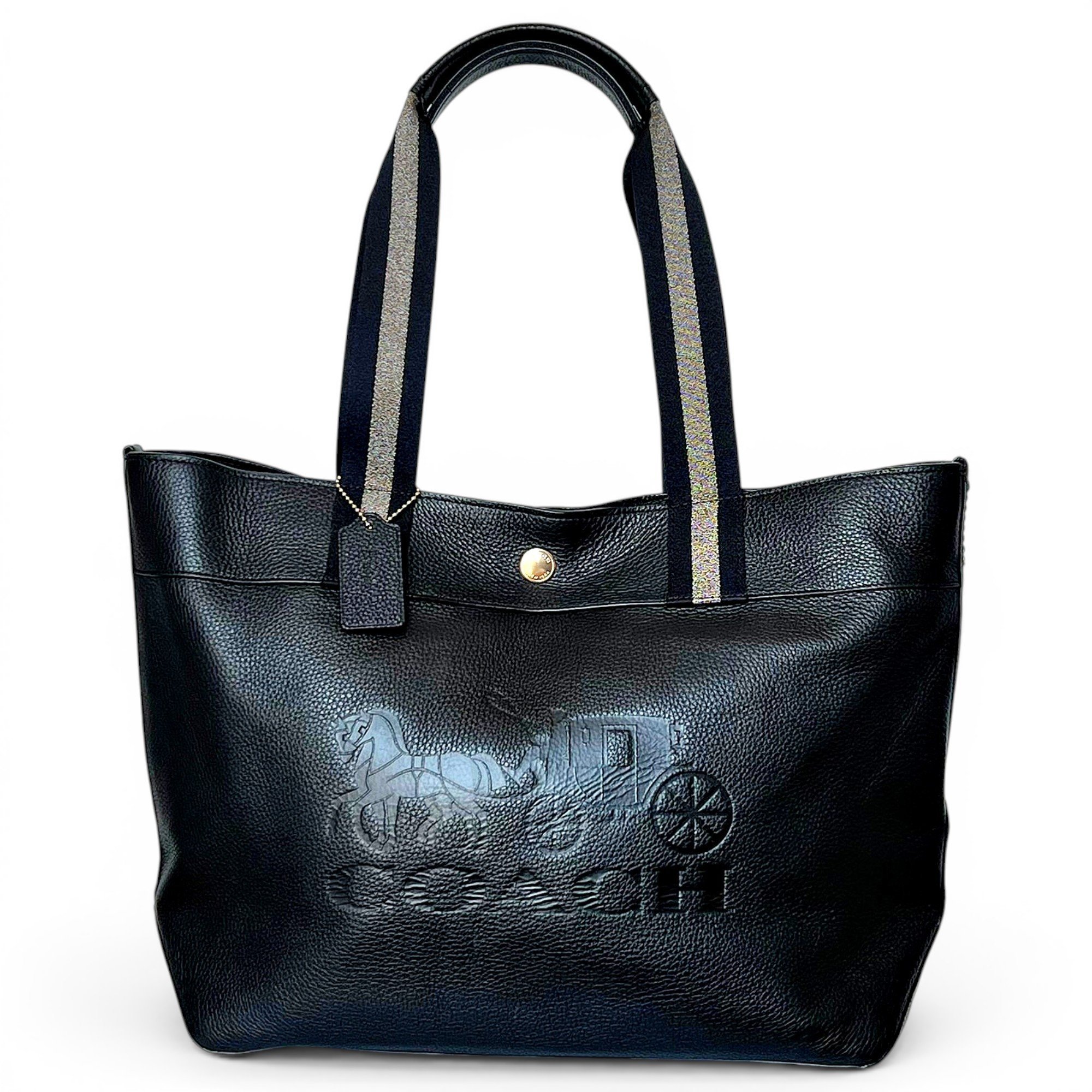 Leather tote