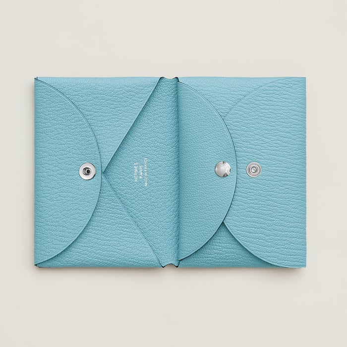 Bleu Zéphyr Calvi Duo Compact Card Holder