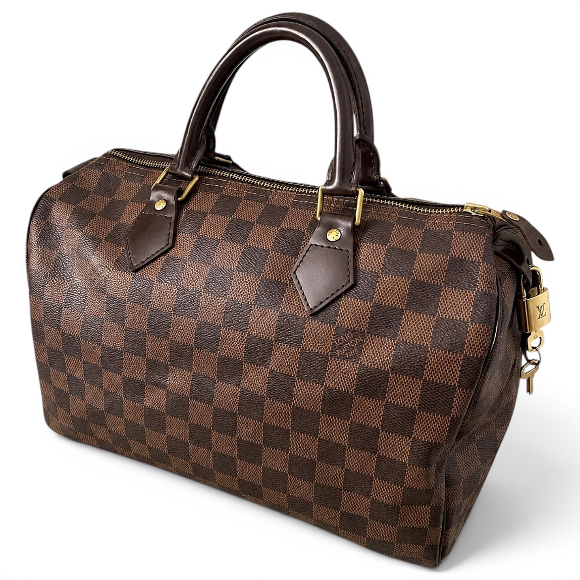 Louis Vuitton Speedy leather handbag