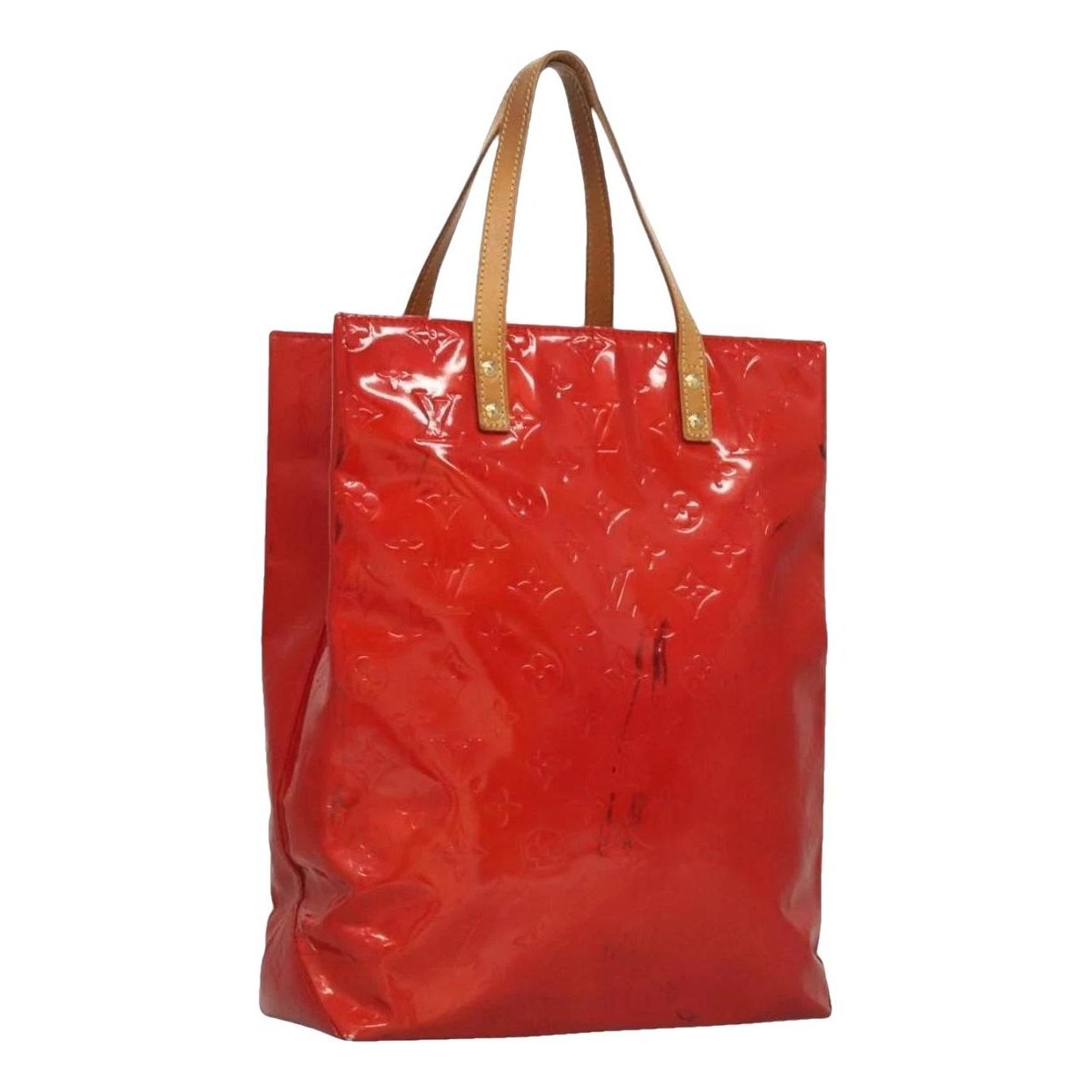 Patent leather handbag