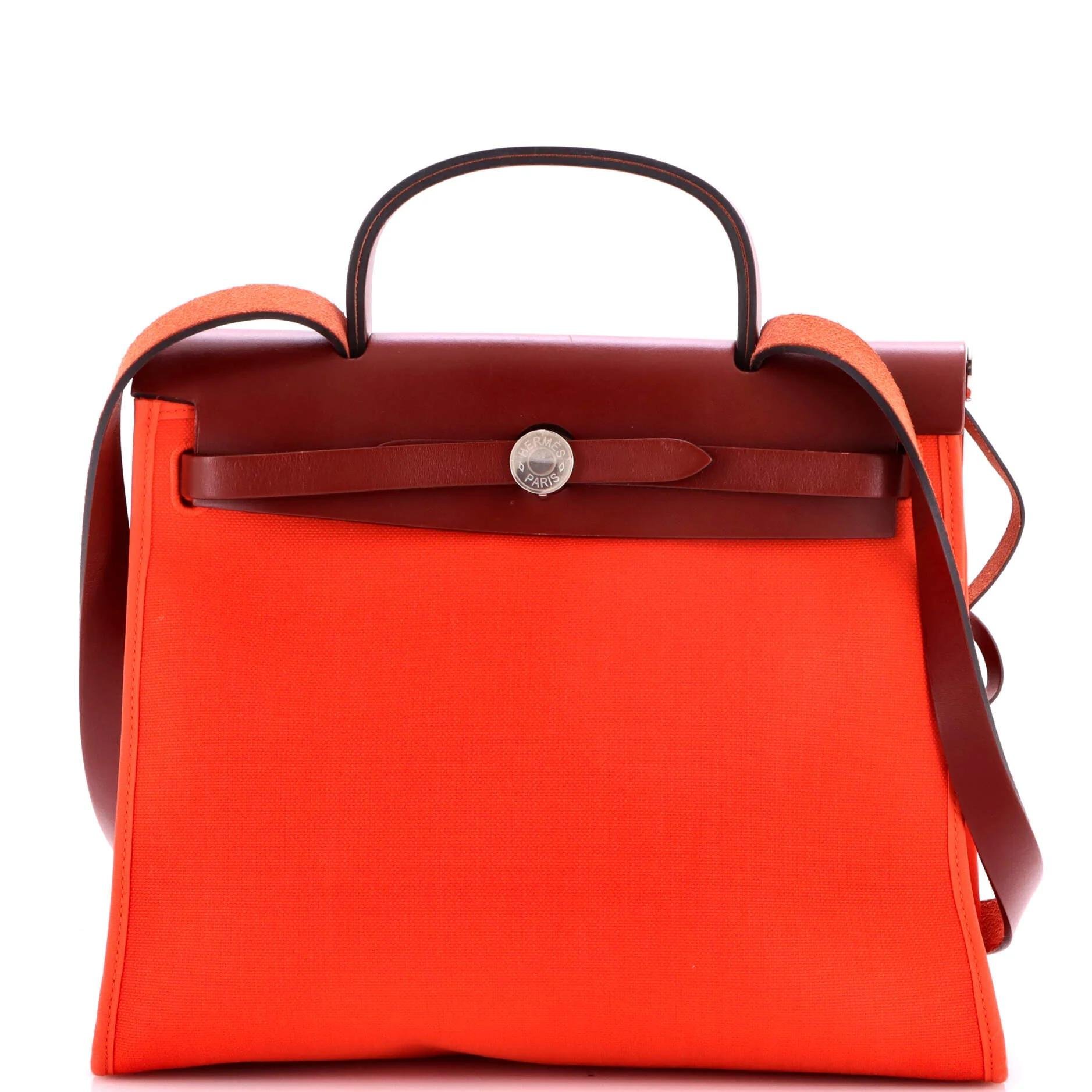 Hermes Herbag Handbag Orange 2020
