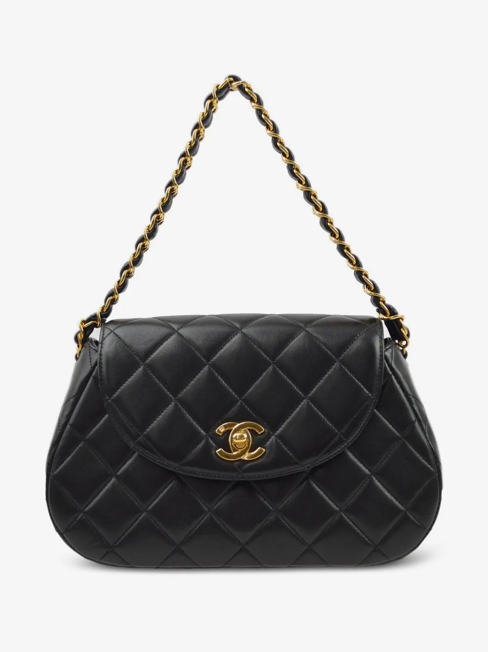 1997 diamond-quilted leather handbag