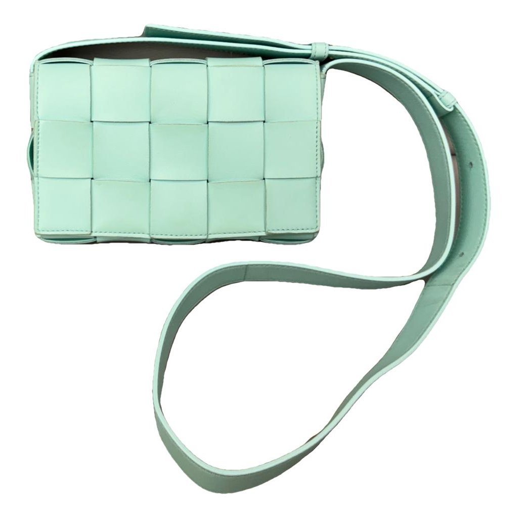 Cassette leather crossbody bag