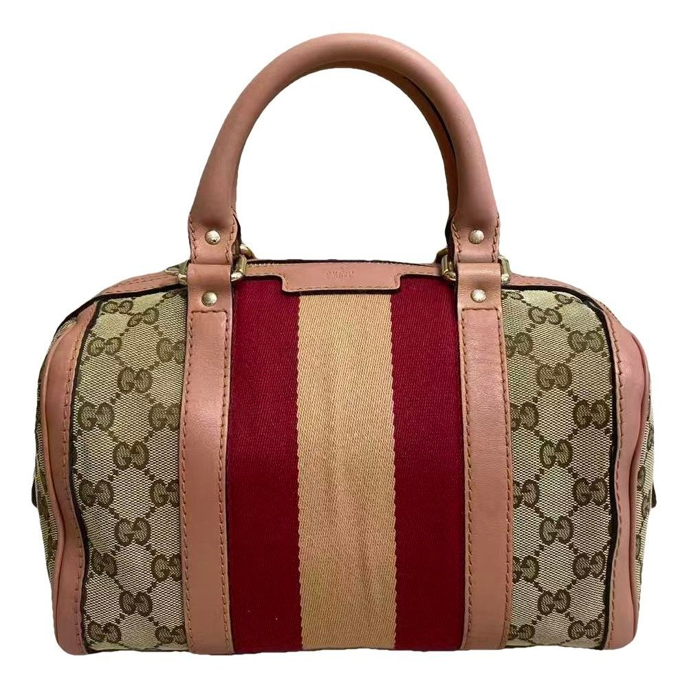 Boston leather handbag