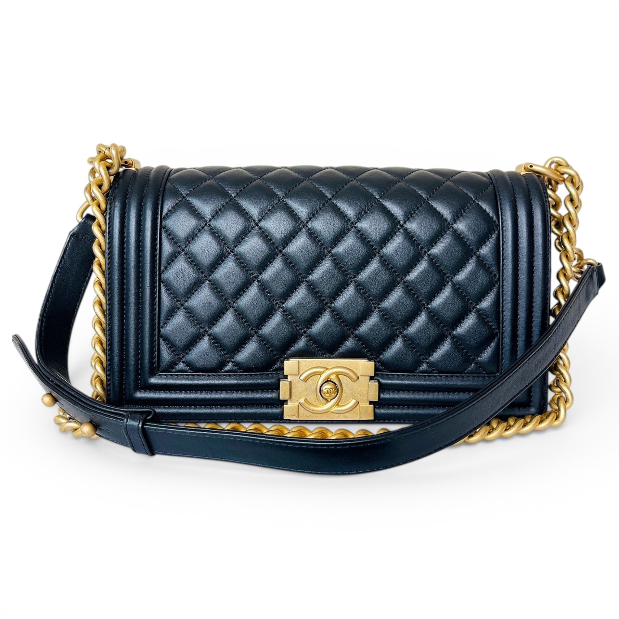 Boy leather handbag