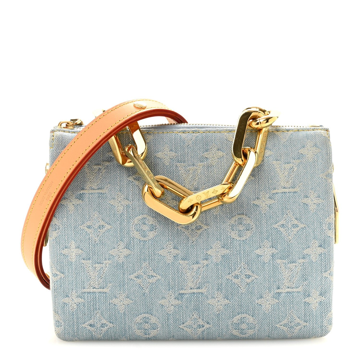 Louis Vuitton Monogram Denim Coussin BB Sky Blue