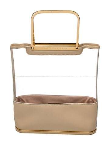 Charlotte Olympia PVC Top Handle Bag