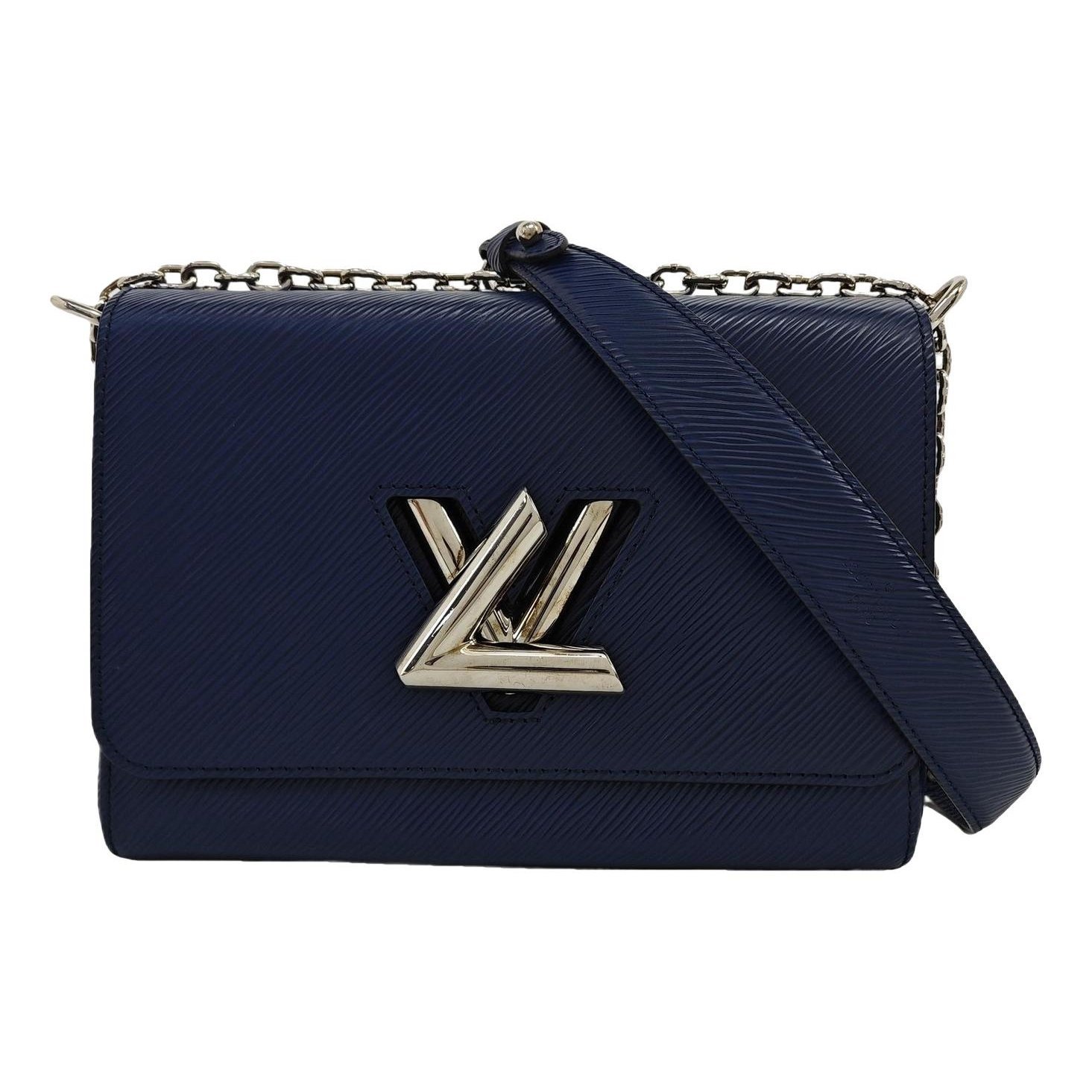 Twist leather handbag