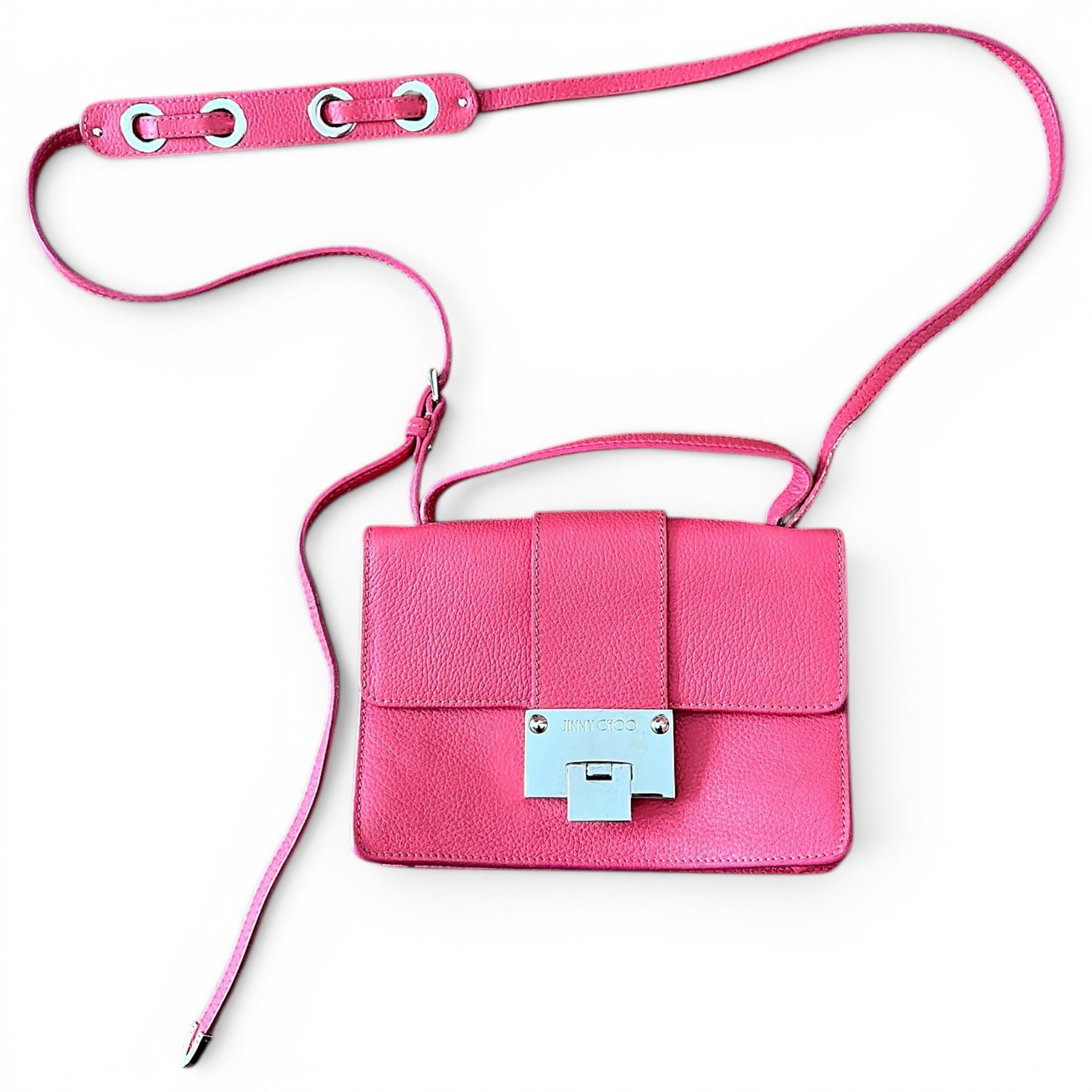 Jimmy Choo Rebel leather crossbody bag