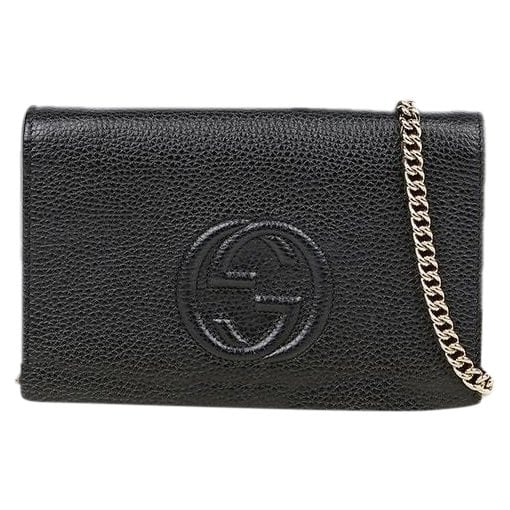 Leather clutch bag