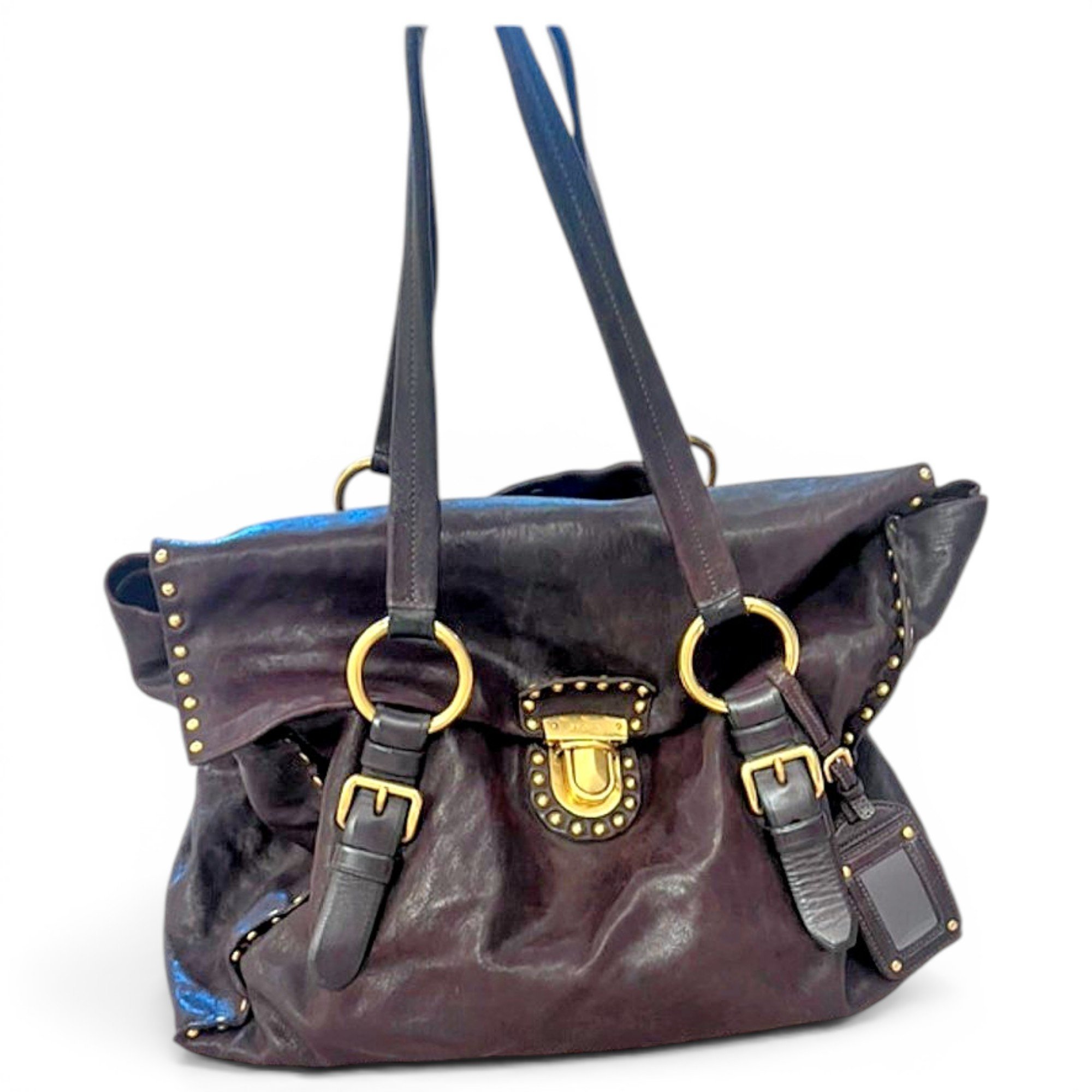 Leather handbag