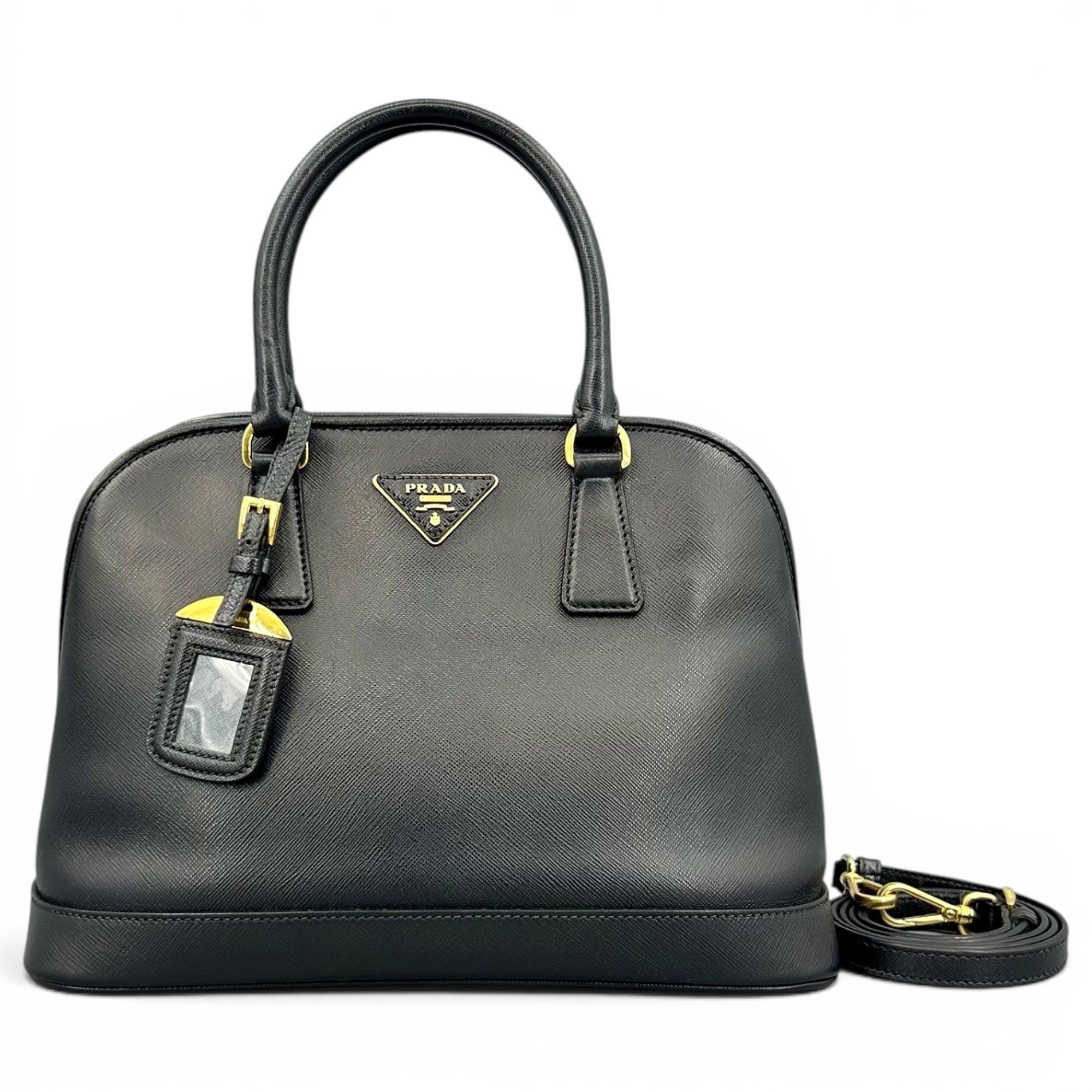 Promenade leather handbag