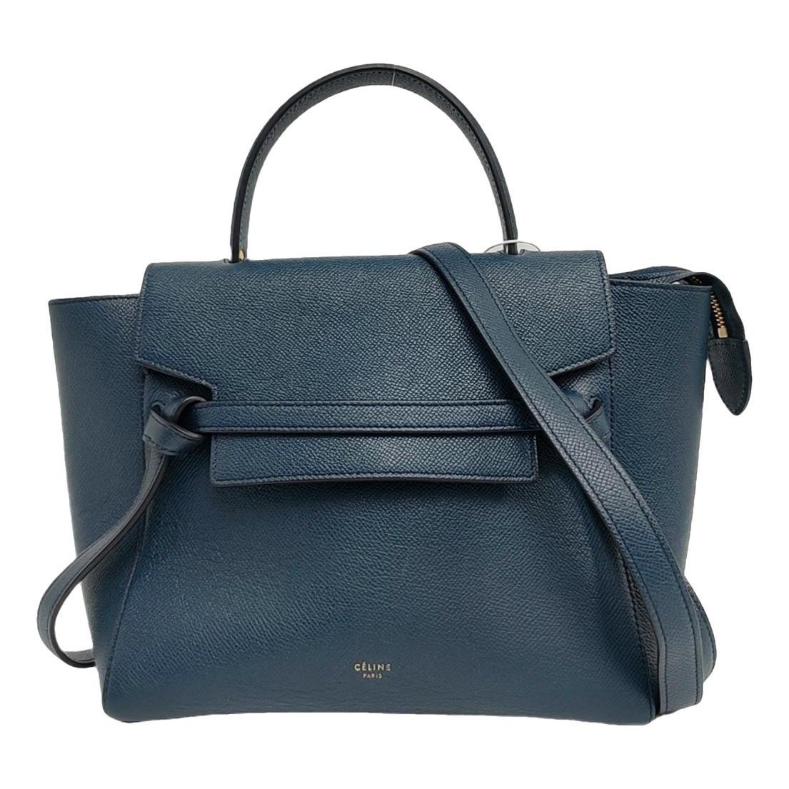 Belt leather handbag