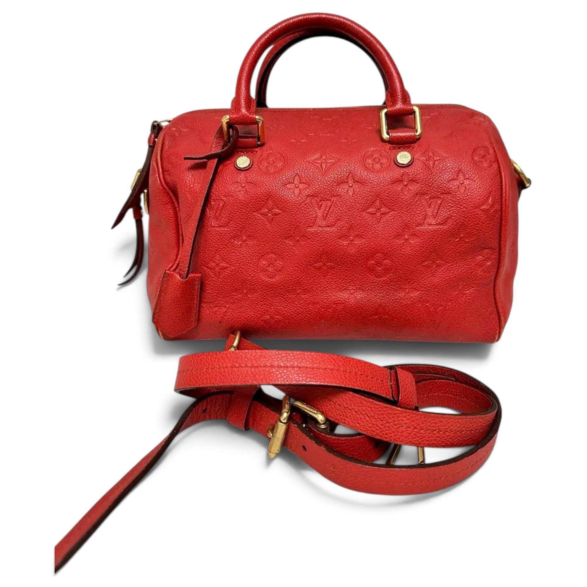 Speedy leather crossbody bag