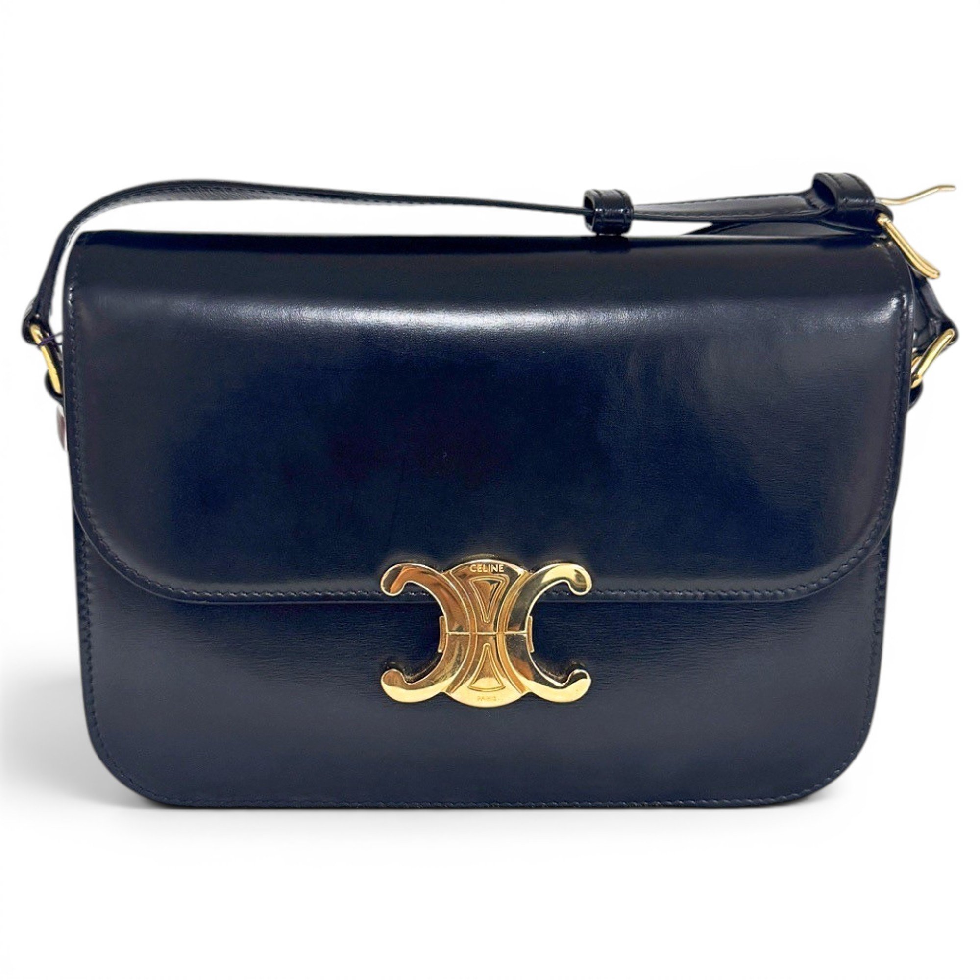Triomphe leather handbag