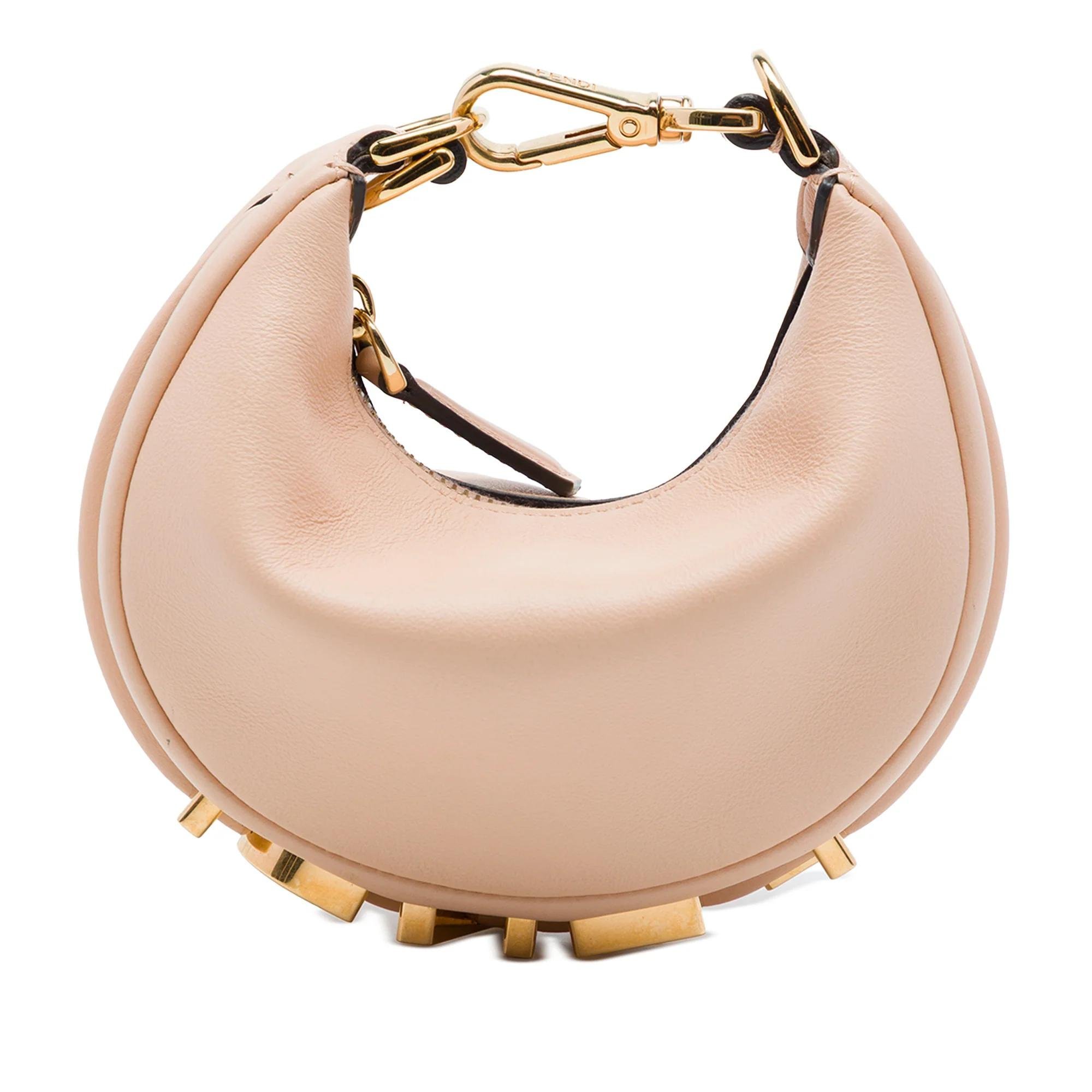 Fendigraphy leather handbag