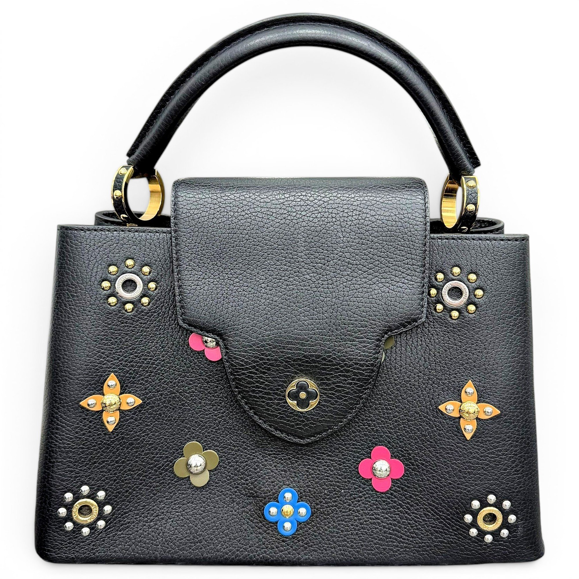 Capucines leather handbag