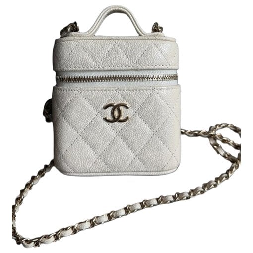 Trendy CC Vanity leather handbag