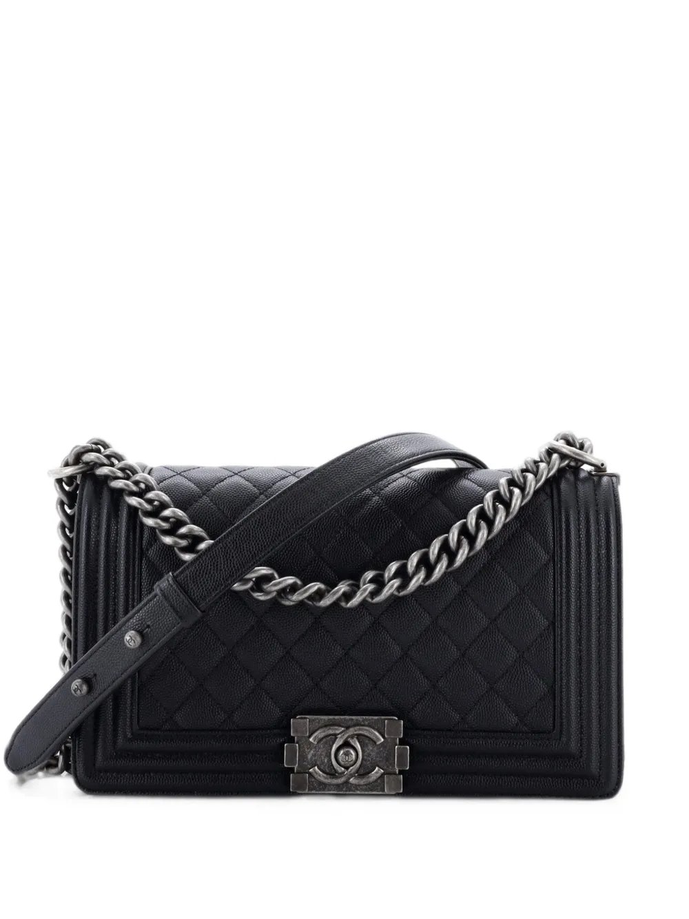 Boy Flap Bag Quilted Caviar Old Medium crossbody bag