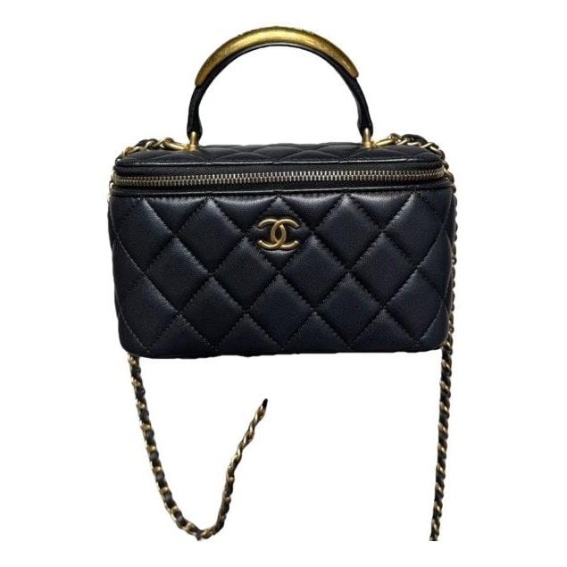 Trendy CC Vanity leather handbag