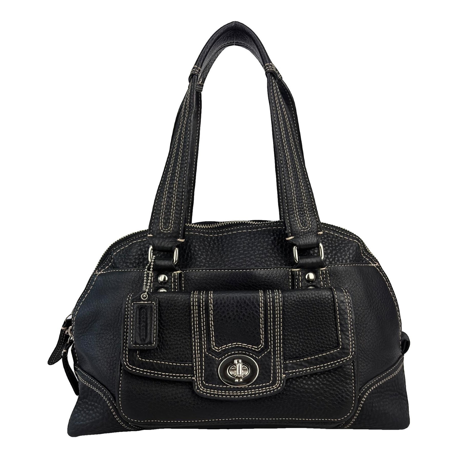 Signature Sufflette leather handbag