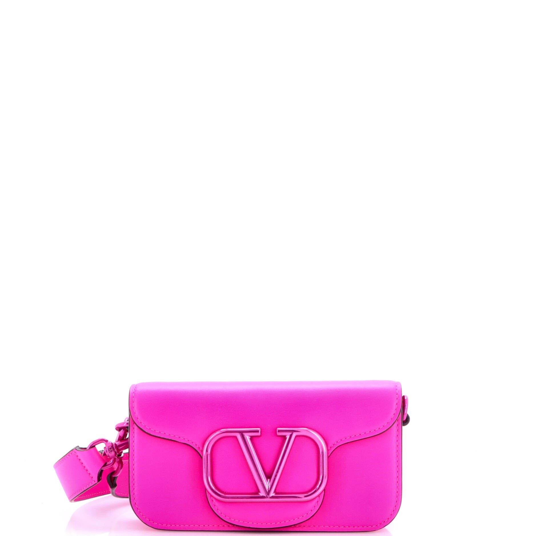 VLogo Loco Flap Crossbody Bag Leather Small