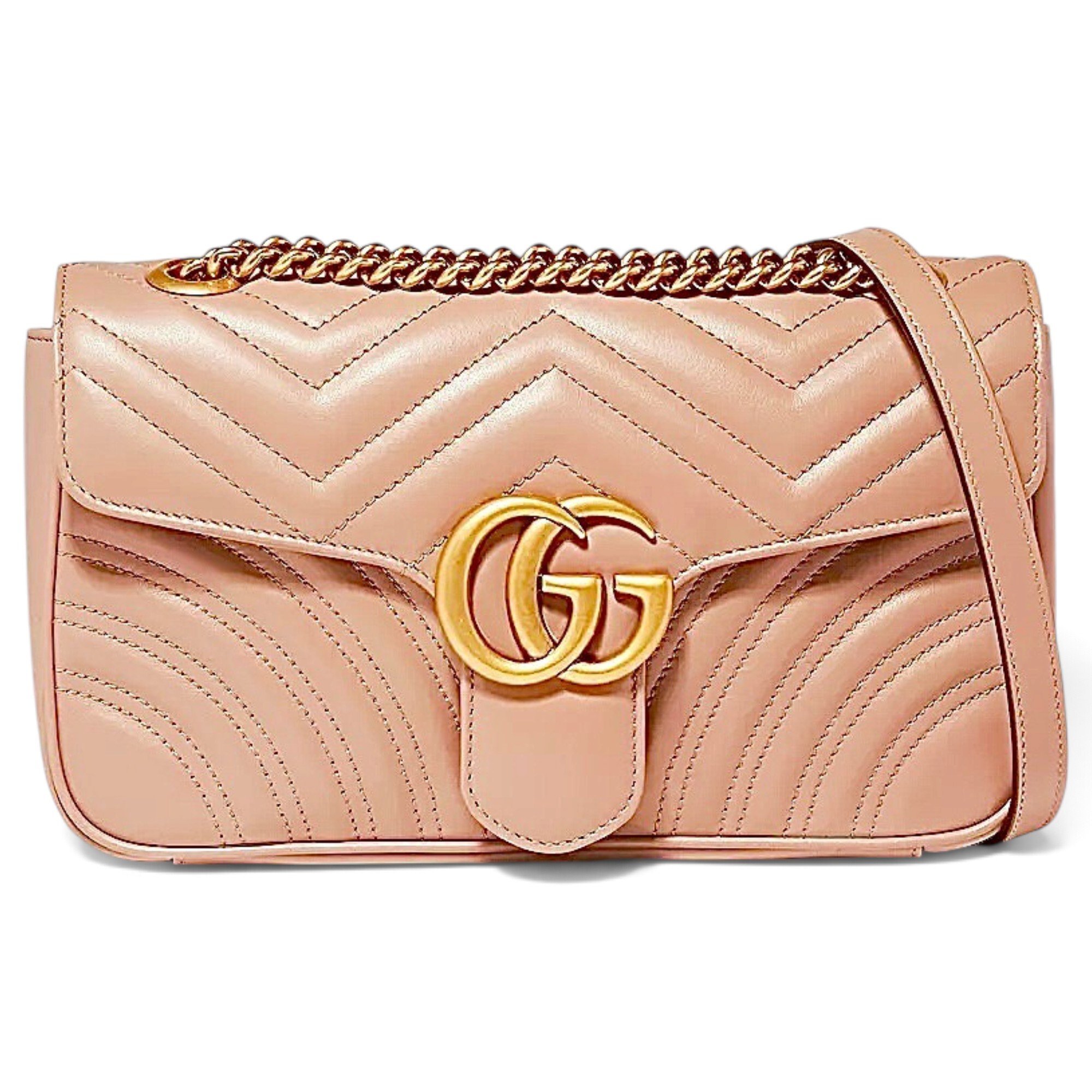 GG Marmont Flap leather crossbody bag