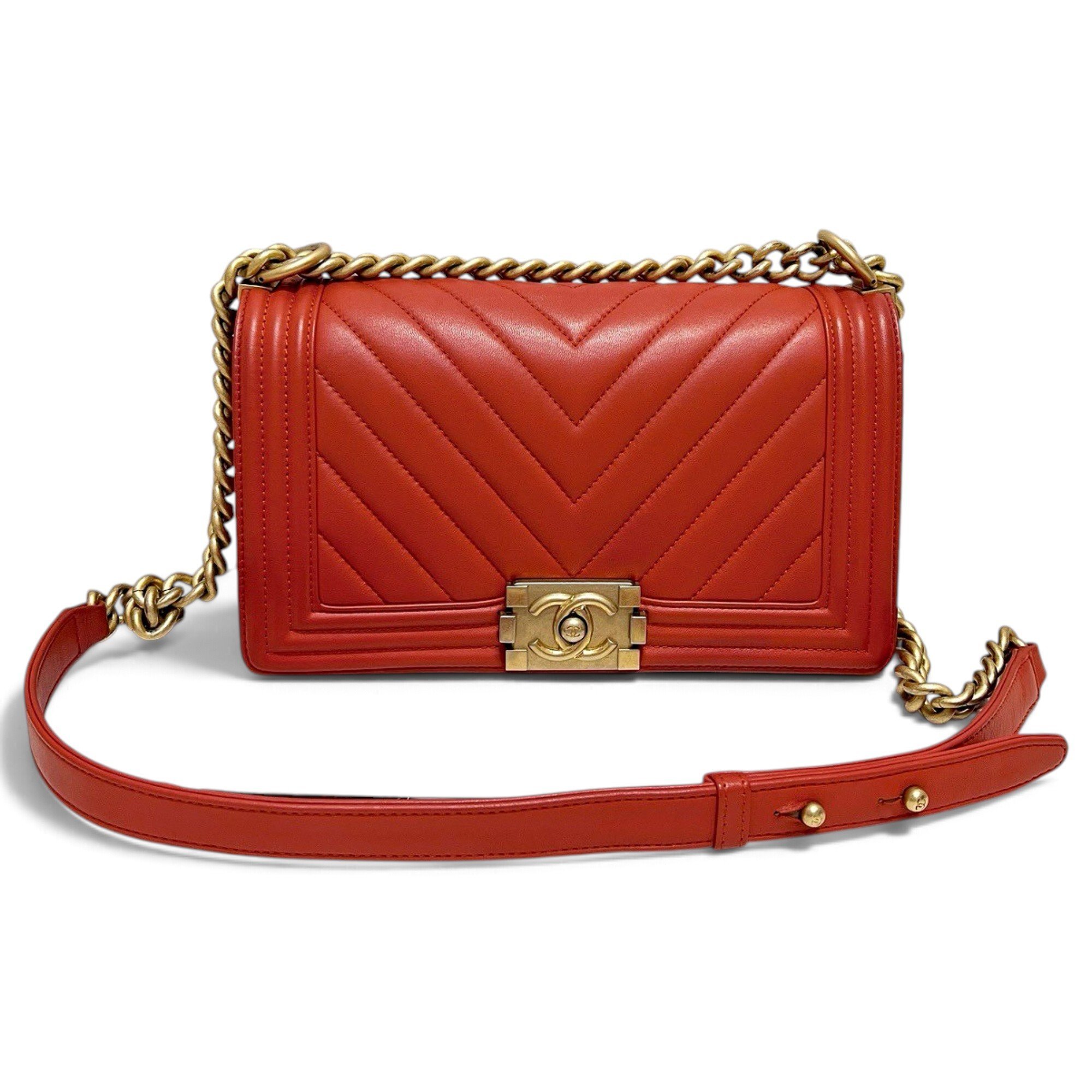 Boy leather crossbody bag