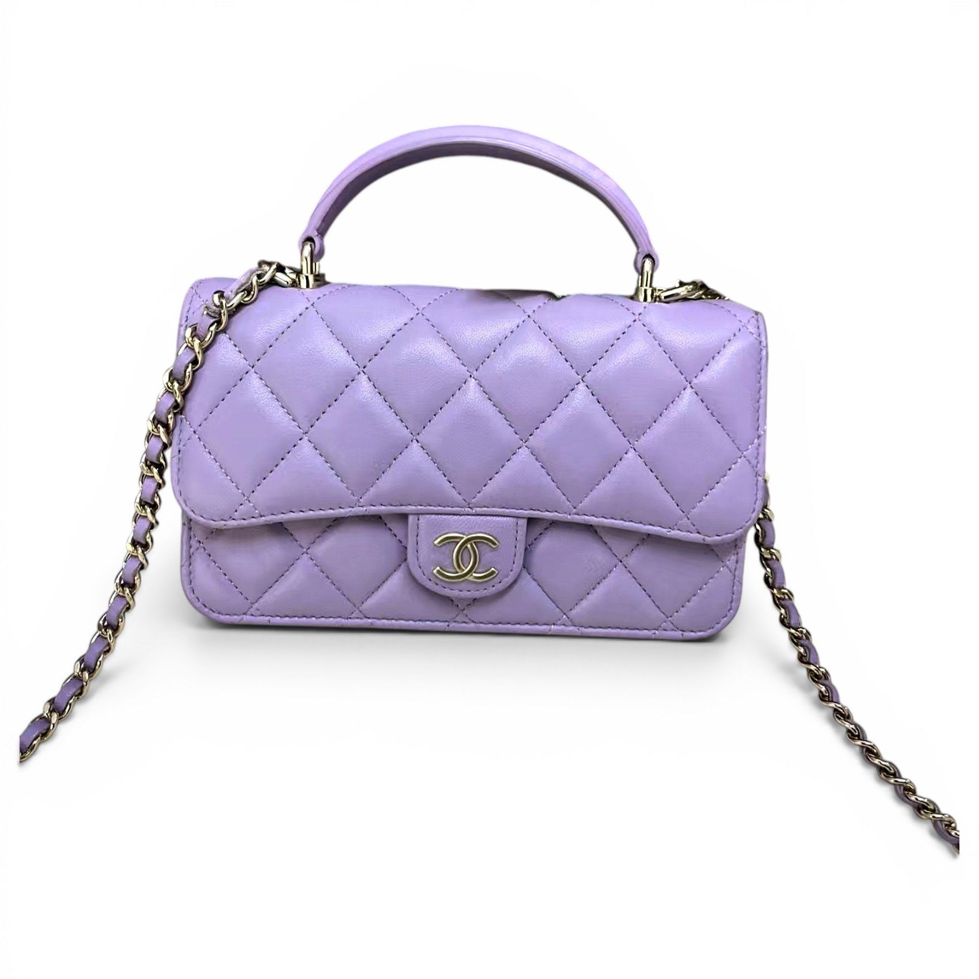 Timeless Classique Top Handle leather handbag