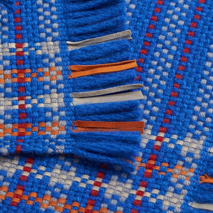 Bleu Roi H Navette Blanket