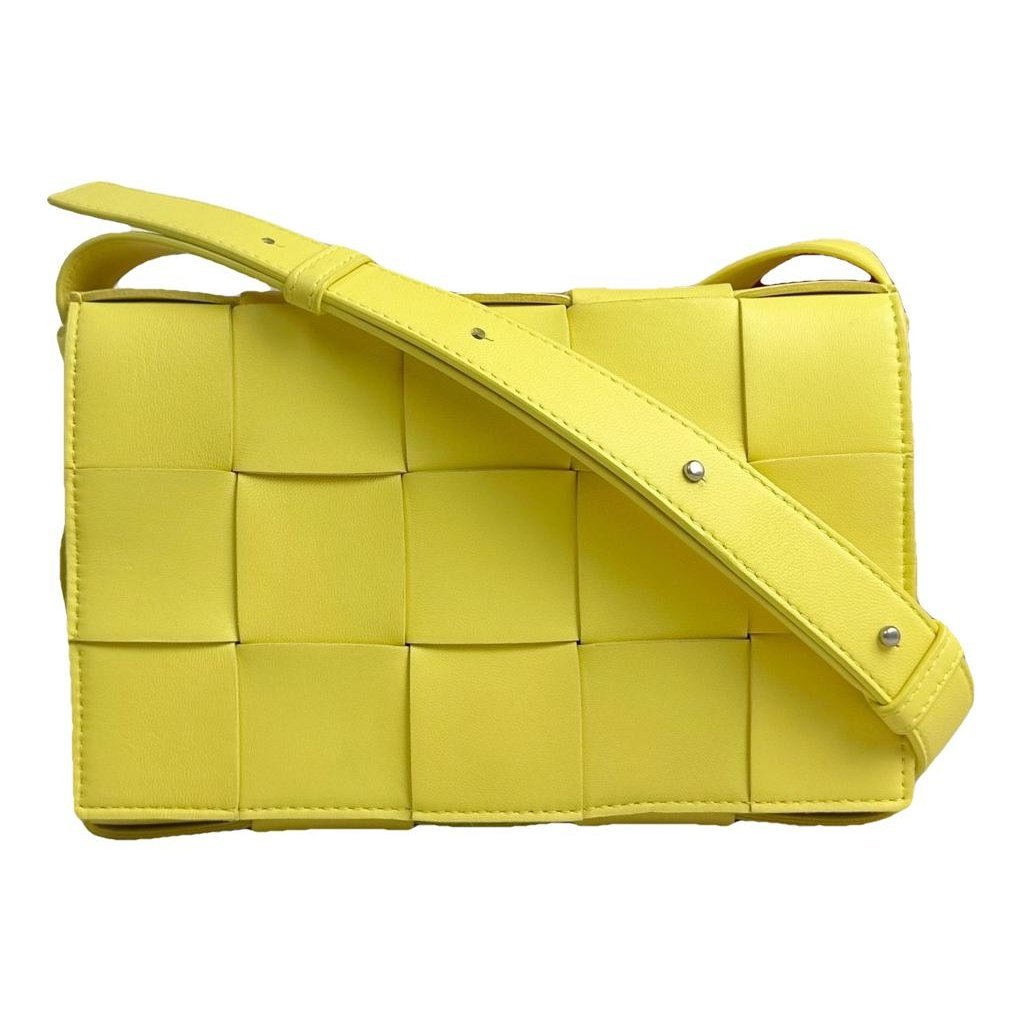 Cassette leather handbag