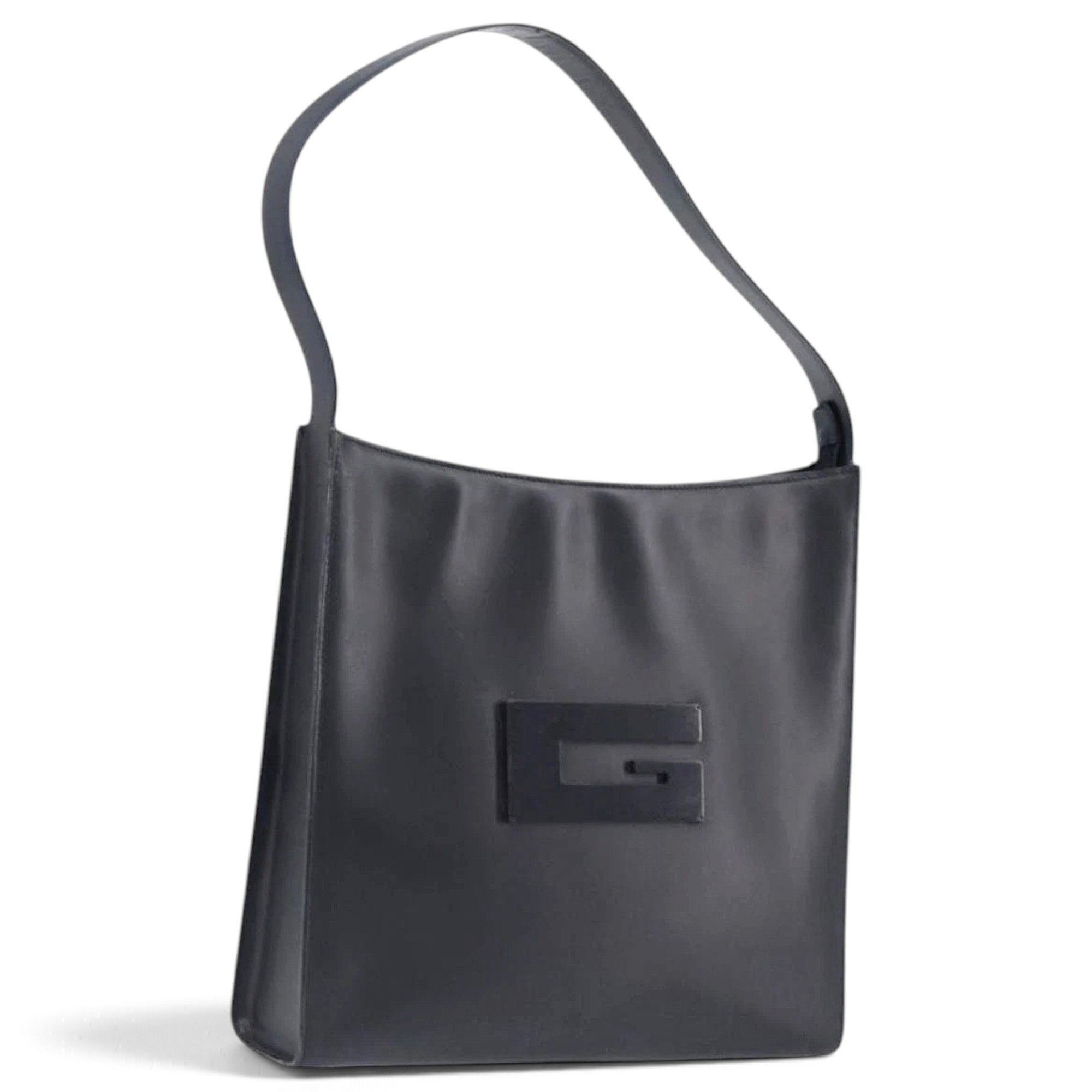 Patent leather handbag