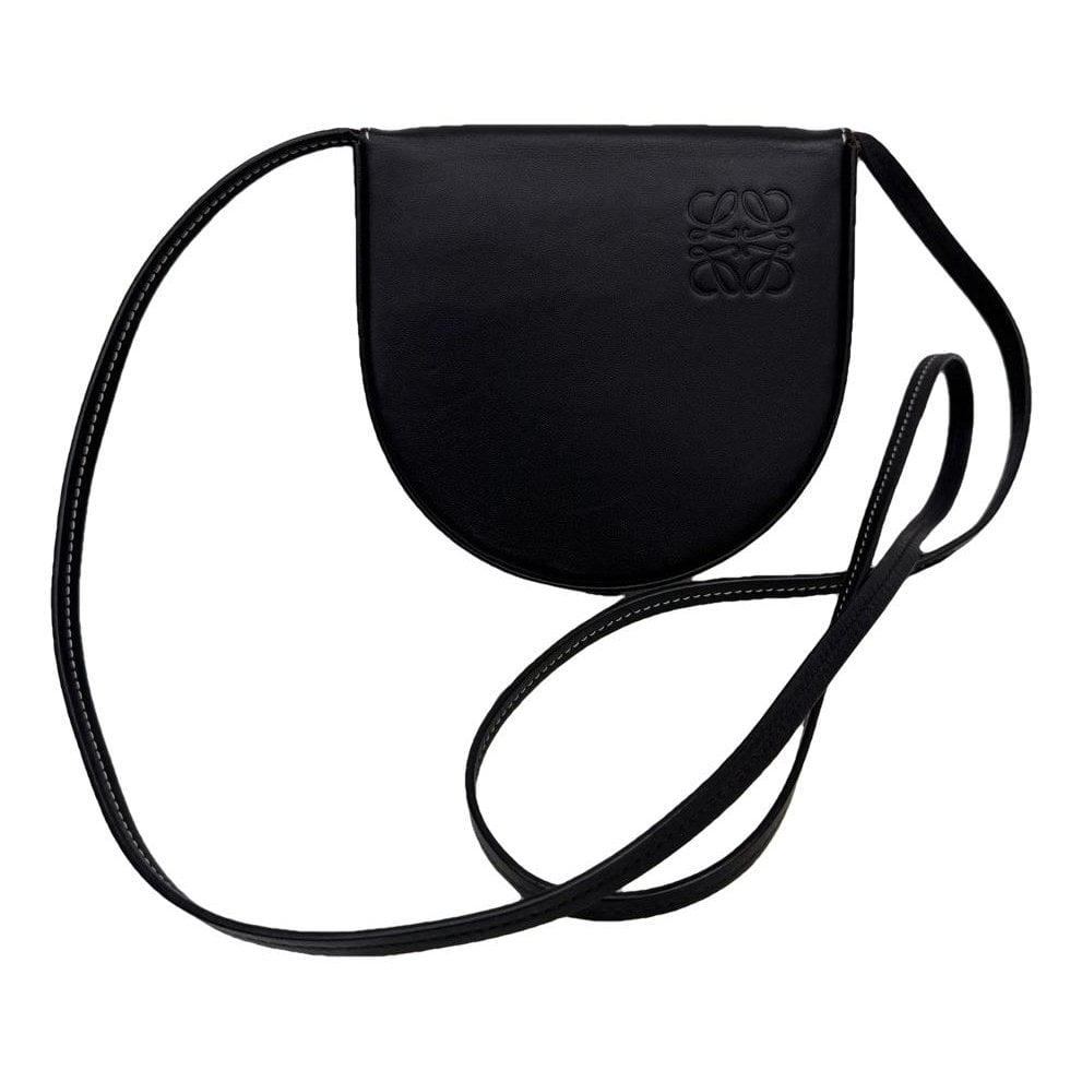 Heel leather crossbody bag