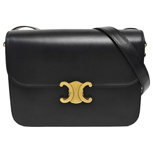 Triomphe leather crossbody bag