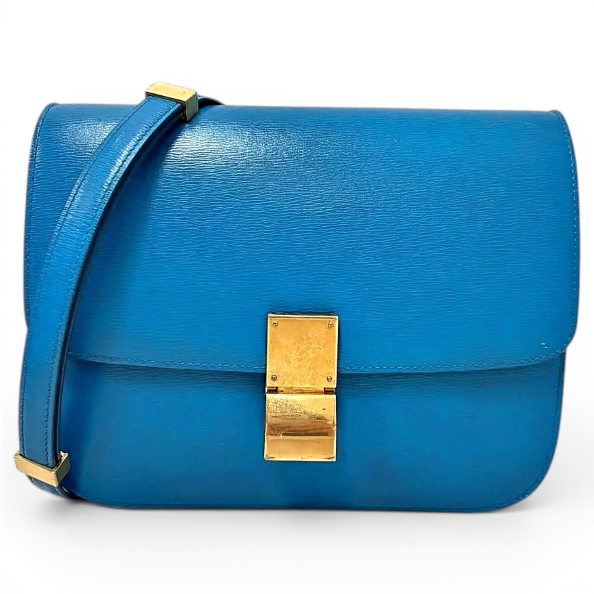 Classic leather crossbody bag
