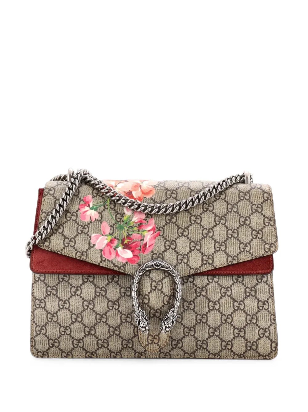 Dionysus Bag Blooms Print GG Coated Canvas Medium shoulder bag