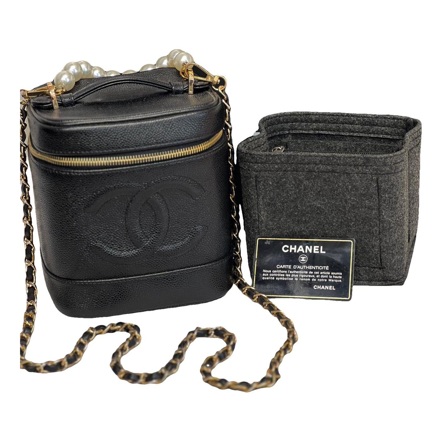 Trendy CC Vanity leather handbag