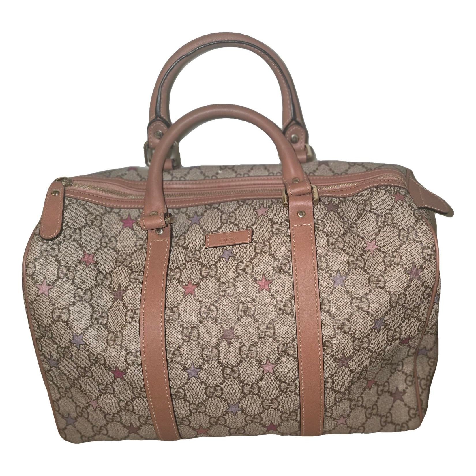 Boston leather handbag