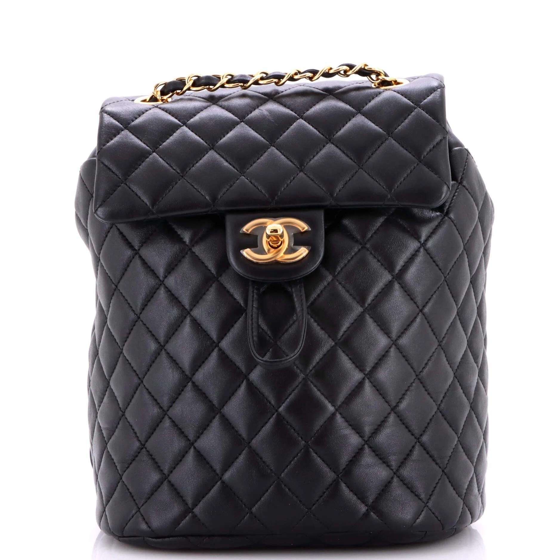 Leather backpack