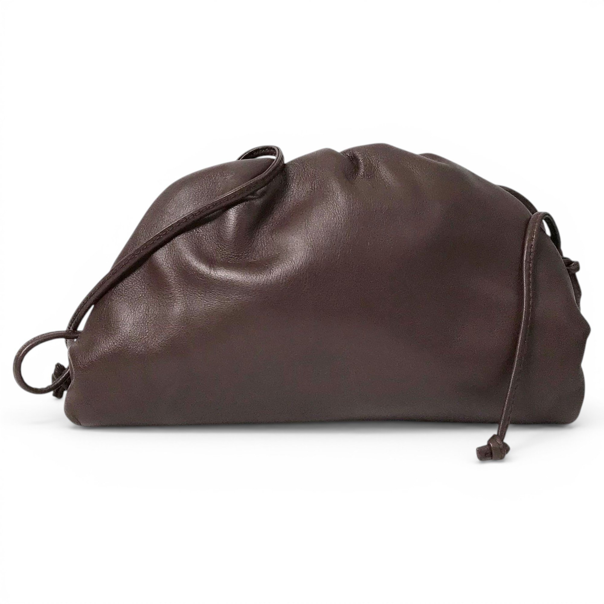 Pouch leather handbag