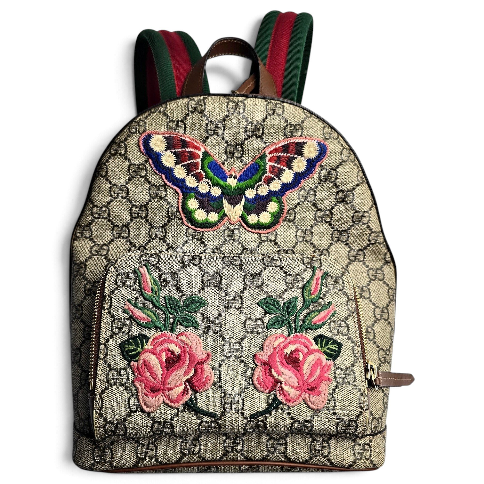 Leather backpack