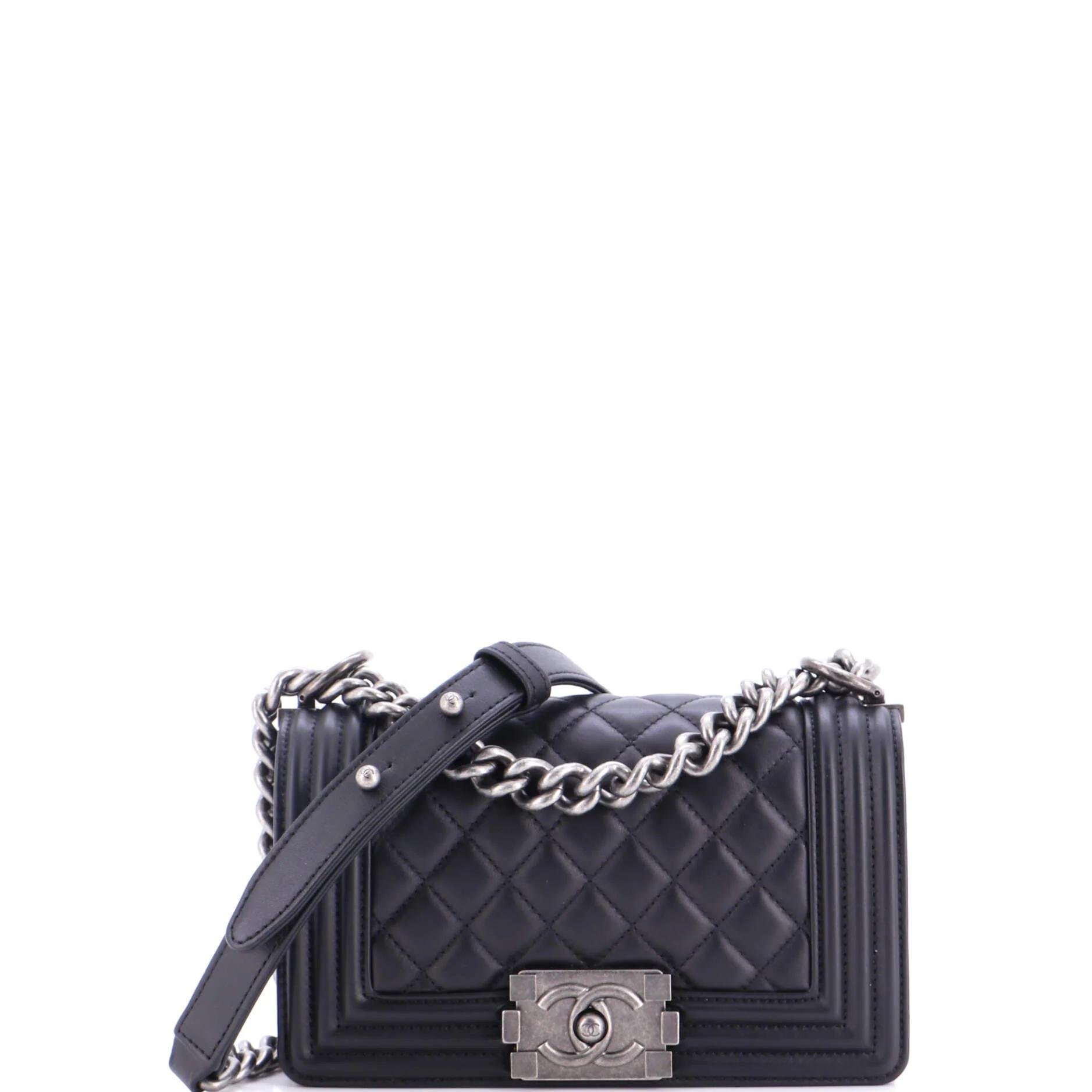 Boy leather crossbody bag