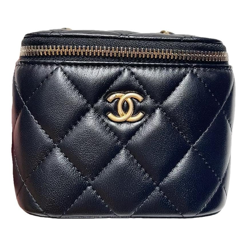 Trendy CC Vanity leather handbag