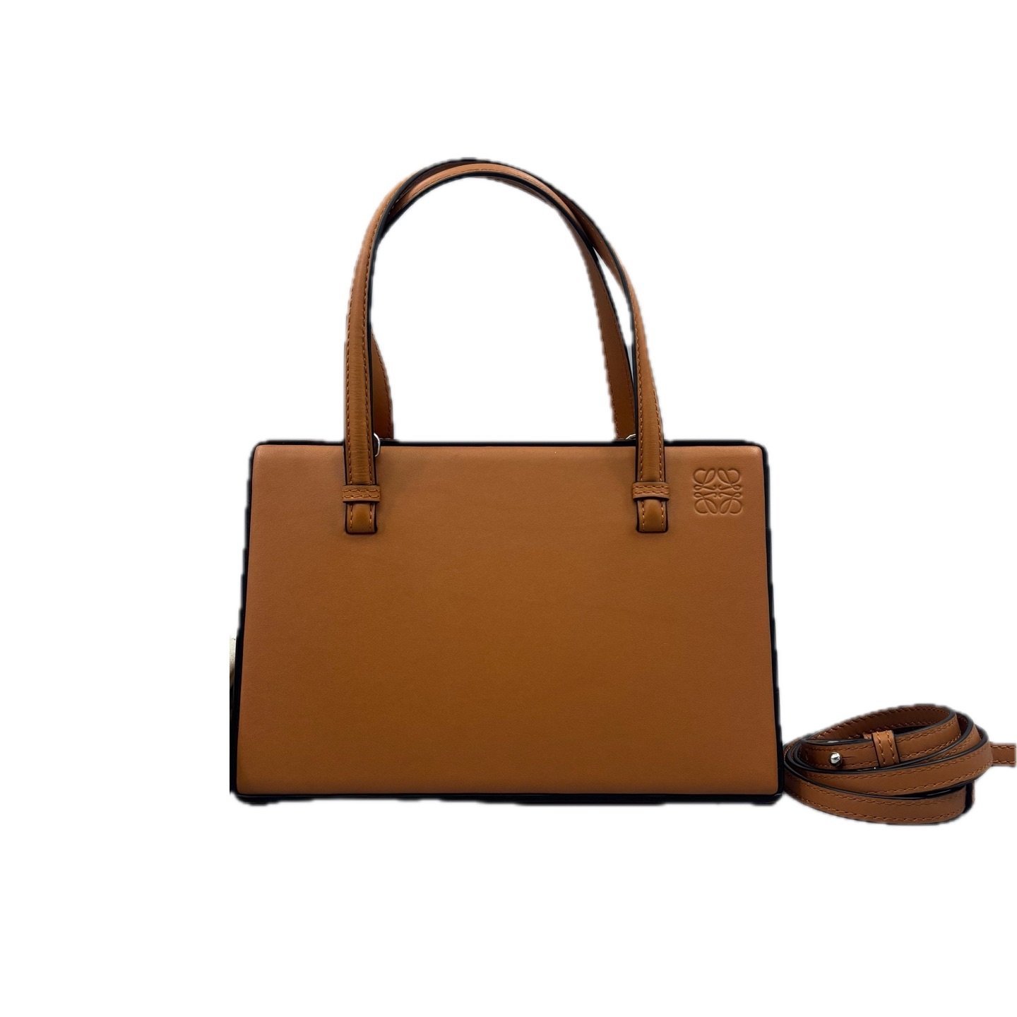 Postal leather handbag