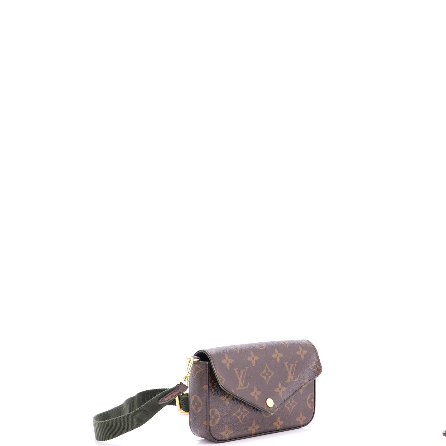 Louis Vuitton Felicie Strap &amp; Go Handbag Monogram Canvas