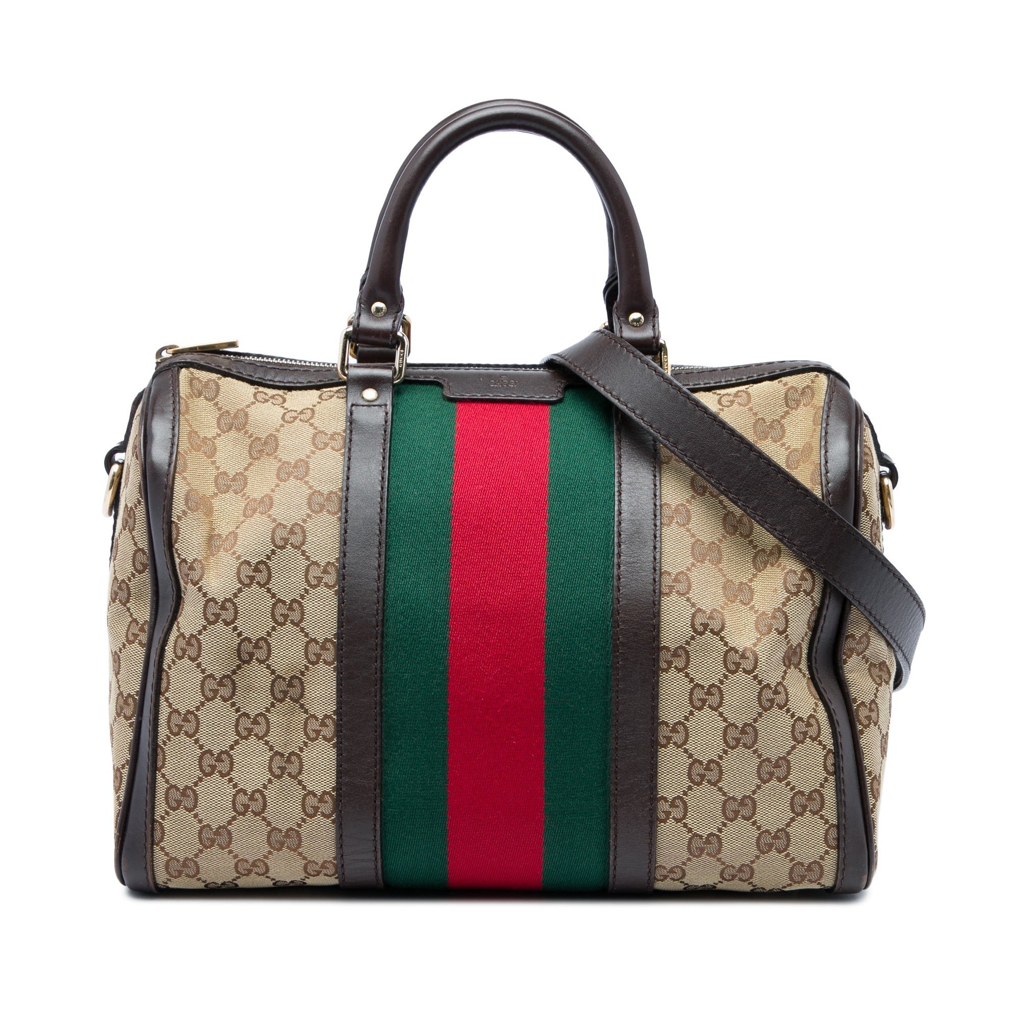 Boston leather handbag