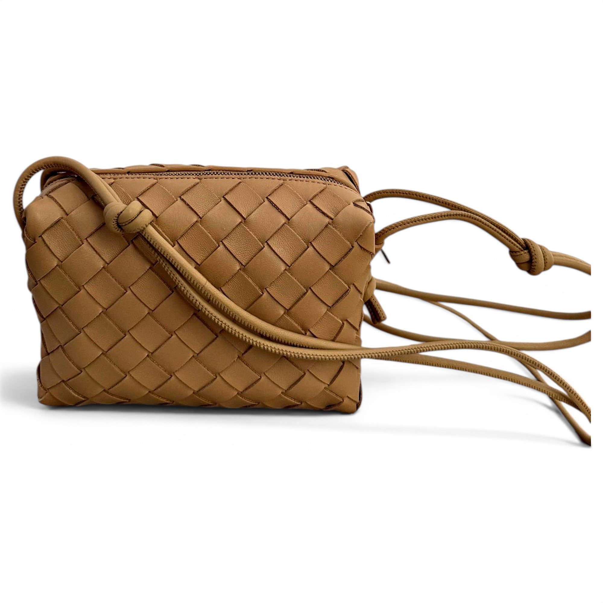 Loop leather crossbody bag